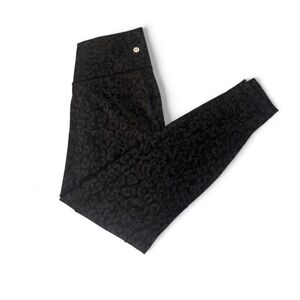 Lululemon Black Patterned Leggings